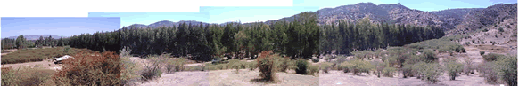 Vista desde la loma. Agrandar